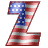 GIFs en Letras De Banderas Americanas