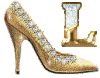 GIFs en Letras De Zapatos De Tacón De Oro