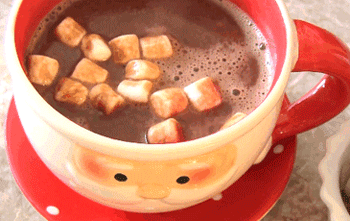 GIF animado (443) Chocolate caliente malvaviscos