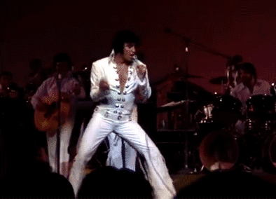 GIF animado (12013) Elvis presley concierto