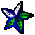 GIF animado (5828) Estrella mar azul
