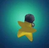 GIF animado (5839) Estrella mar divertida