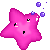 GIF animado (5857) Estrella mar rosa
