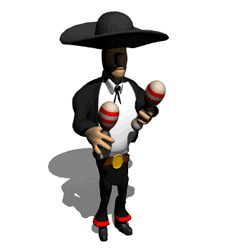 GIF animado (13052) Mariachi maracas