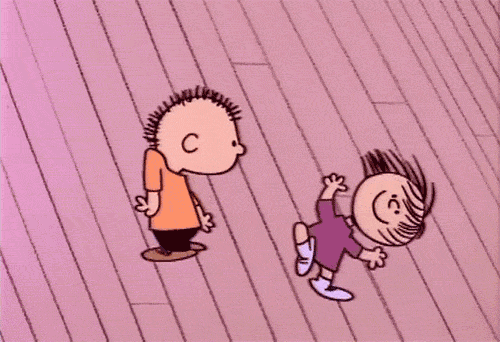 GIF animado (14261) Peanuts bailando