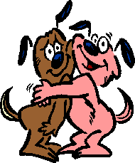 GIF animado (2461) Perros romanticos