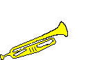 GIF animado (12927) Trompeta amarilla