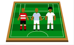 GIF animado (15853) Campo futbol jugadores