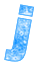 GIF animado (27523) Letra j azul