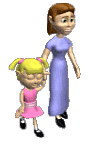 GIF animado (22388) Madre hija caminando