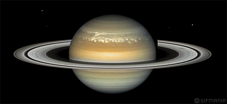 GIF animado (21308) Planeta saturno girando