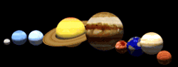 GIF animado (21487) Planetas sistema solar