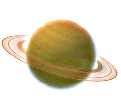 GIF animado (21324) Saturno girando