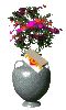 GIF animado (22405) Unas flores en un jarron para mama