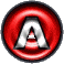 GIF animado (32514) Letra a boton rojo