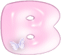 GIF animado (44639) Letra b burbuja rosa