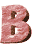 GIF animado (44886) Letra b marmol rosa