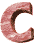 GIF animado (44887) Letra c marmol rosa