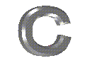 GIF animado (35329) Letra c metalizada