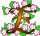GIF animado (36891) Letra e florecillas