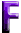 GIF animado (35526) Letra f violeta