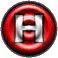 GIF animado (32522) Letra h boton rojo