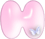 GIF animado (44645) Letra h burbuja rosa
