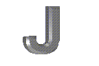 GIF animado (35336) Letra j metalizada