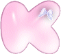 GIF animado (44648) Letra k burbuja rosa