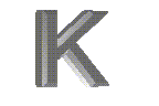 GIF animado (35337) Letra k metalizada
