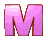 GIF animado (44508) Letra m rosa