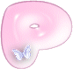 GIF animado (44653) Letra p burbuja rosa
