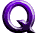 GIF animado (35537) Letra q violeta