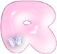 GIF animado (44655) Letra r burbuja rosa