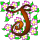GIF animado (36905) Letra s florecillas