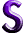 GIF animado (35539) Letra s violeta