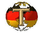 GIF animado (42390) Letra t bandera alemana