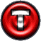 GIF animado (32534) Letra t boton rojo