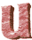GIF animado (44905) Letra u marmol rosa