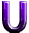 GIF animado (35541) Letra u violeta