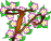 GIF animado (36908) Letra v florecillas