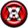 GIF animado (32538) Letra x boton rojo