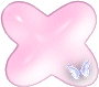 GIF animado (44660) Letra x burbuja rosa