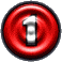 GIF animado (32542) Numero boton rojo