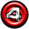 GIF animado (32545) Numero boton rojo