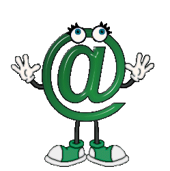 GIF animado (39847) Simbolo arroba muneco verde