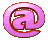 GIF animado (44533) Simbolo arroba rosa