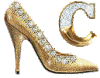 GIF animado (47752) Letra c zapato dorado