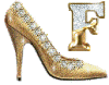 GIF animado (47755) Letra f zapato dorado