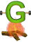 GIF animado (47384) Letra g parrilla
